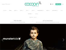 Tablet Screenshot of cocoonliving.com